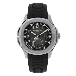 Patek Philippe Aquanaut 5164A Dual Time Zone Steel Black Arabic Dial