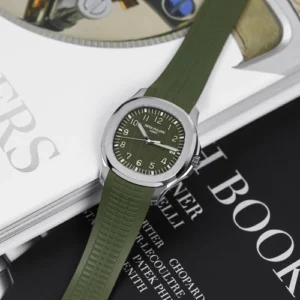 Patek Philippe Aquanaut 5168G 18K White Gold Green Arabic Dial