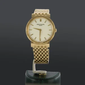 Patek Philippe Calatrava 5120 1j-001 18k Watch Hobnail Bezel