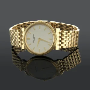 Patek Philippe Calatrava 5120 1j-001 18k Watch Hobnail Bezel