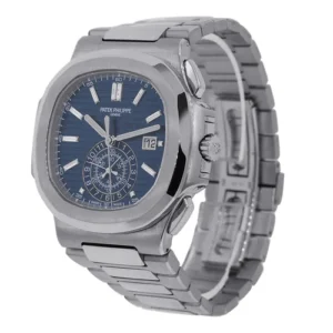 Patek Philippe Nautilus 5976/1G-001 Double Sealed 18K White Gold Blue Index Dial