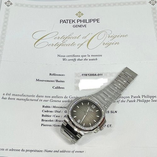 Patek Philippe Nautilus 7118 Ladies Steel with Diamonds "New" 2022 - Image 3