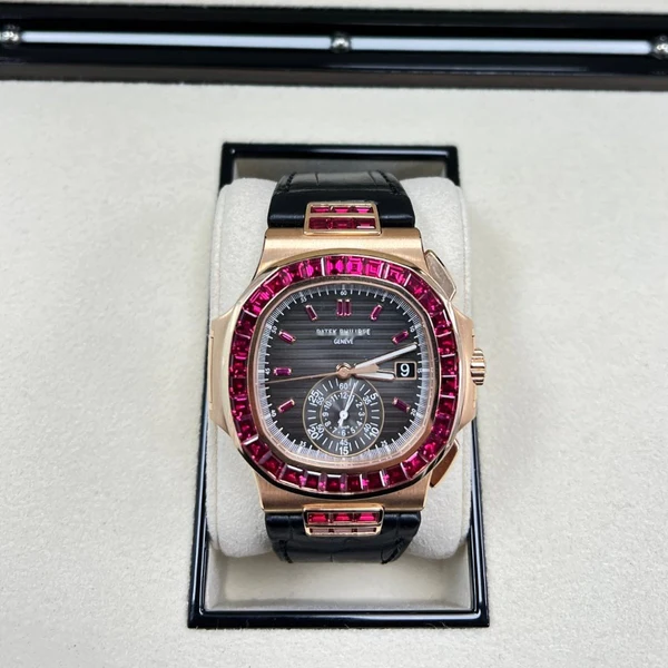 Patek Philippe Nautilus Chronograph Gem-Set Rubies 5980/12R