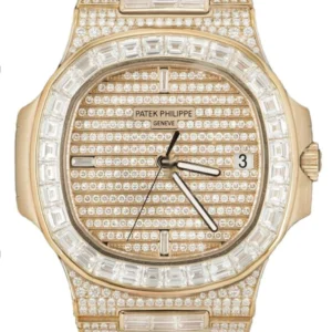 Patek Philippe Nautilus Rose Gold Fully Loaded Diamond Set 5719/10R-010
