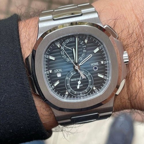 Patek Philippe Nautilus Travel Time Chronograph - Image 3