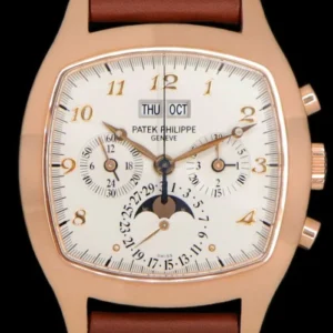 Patek Philippe Perpetual Calendar Chronograph 5020R-013 Perpetual Chronograph Cushion Shape Complete Final Year Rare