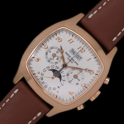 Patek Philippe Perpetual Calendar Chronograph 5020R-013 Perpetual Chronograph Cushion Shape Complete Final Year Rare - Image 2