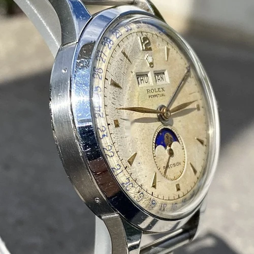 Buy Rolex 8171 Padellone MoonPhase | stainless steel from 1949/1951 - Image 3