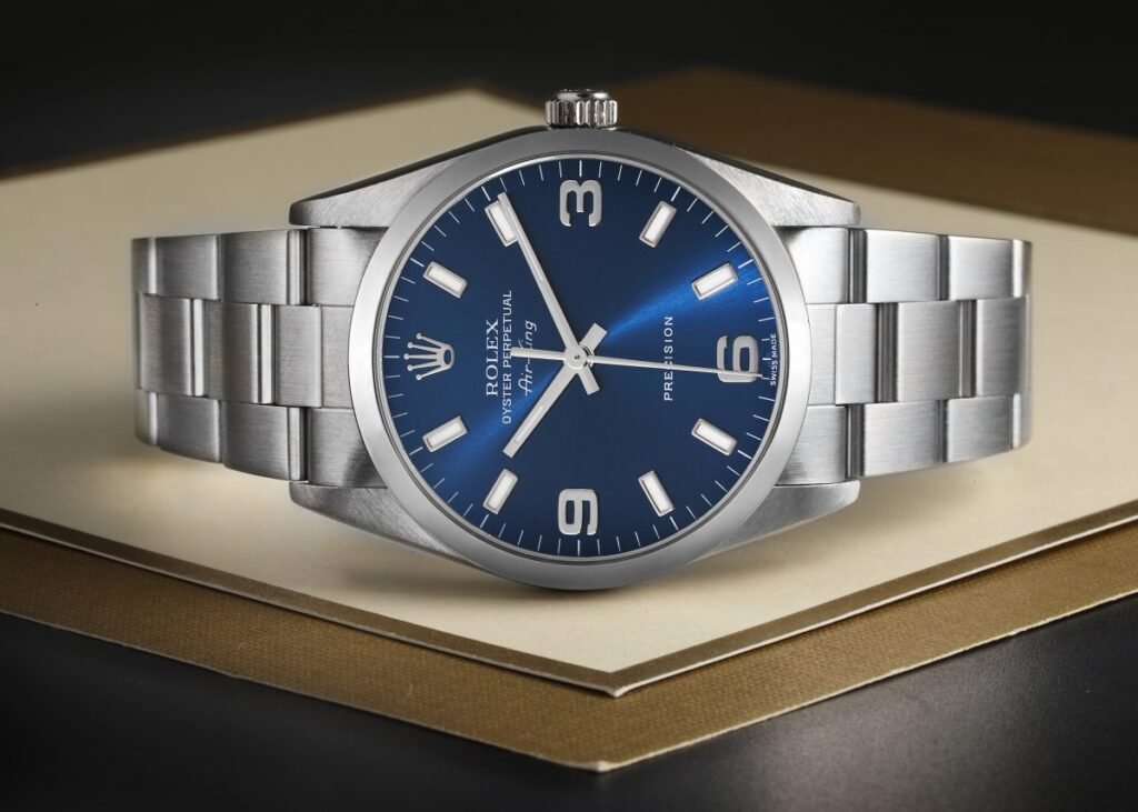 Rolex Air King 34 Blue Dial Oystersteel Ref. 14000